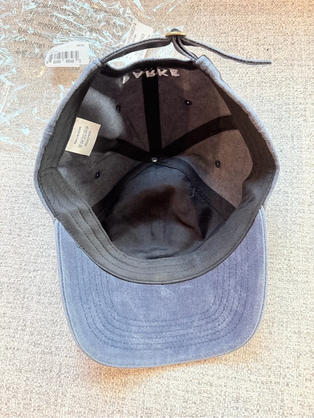 Parke x Martha's Vineyard Baseball Cap washed navy limited edition NIB